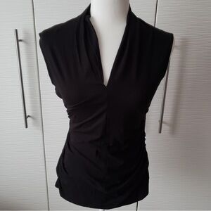 Vince Camuto Black Sleeveless Blouse